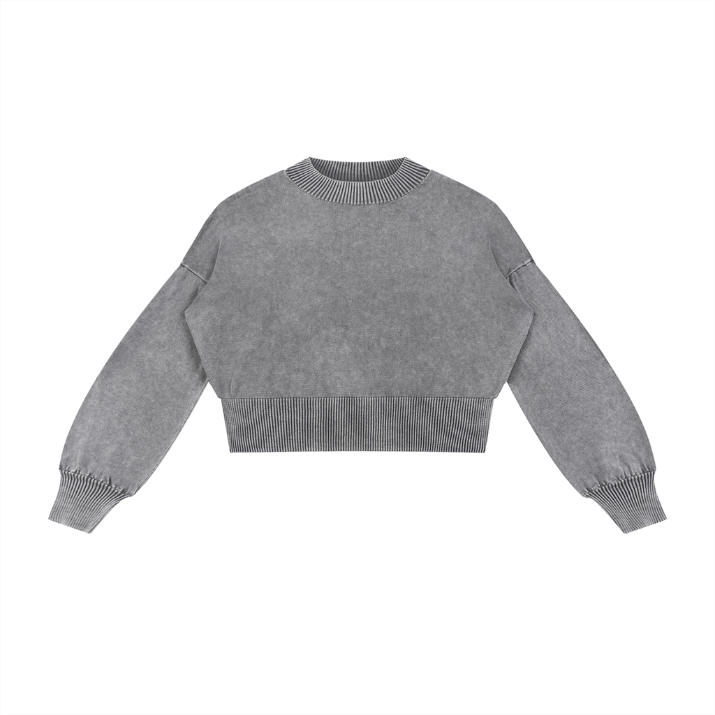 cropped sweater,balloon sleeve sweater,women's sweater,Balloon sweater